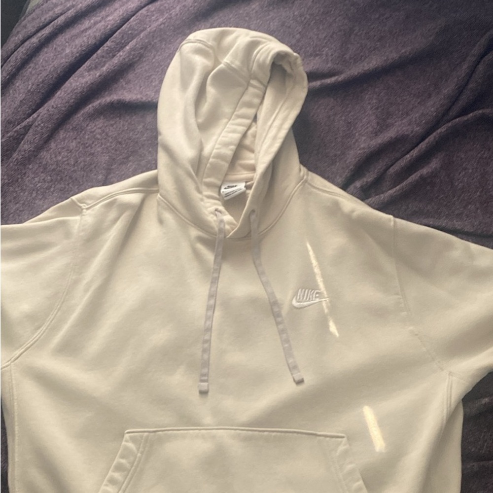 Nike Club Fleece Hoodie (Men’s Medium) Cream / Stone Pullover